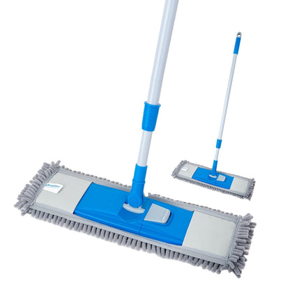 Kleaner 360° Swivel Microfiber Floor Mop with Extendable Handle, Washable Pads, Tile Cleaner ,